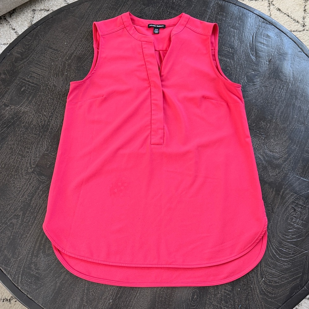 Hilary Radley Vibrant Red Blouse